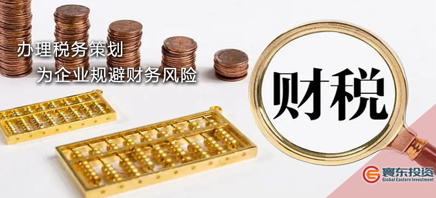 辦理稅務(wù)規(guī)劃，企業(yè)財務(wù)有保障